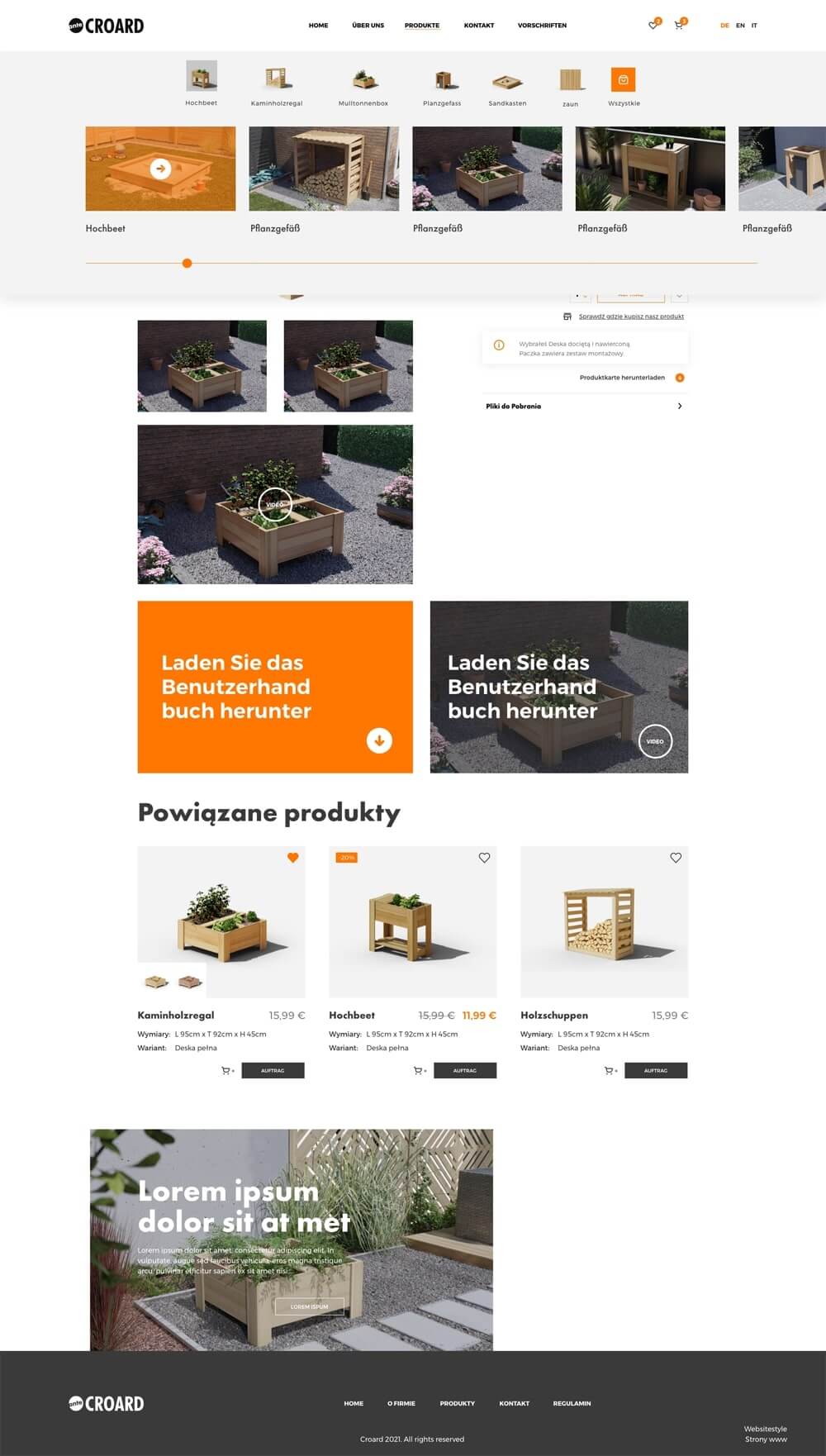 nowoczesne projekty stron internetowych